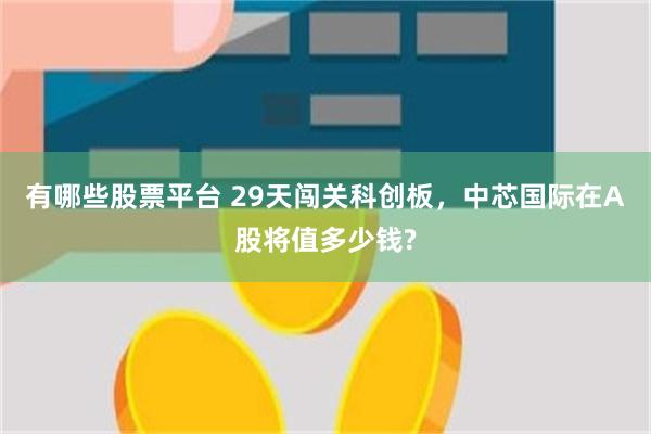 有哪些股票平台 29天闯关科创板，中芯国际在A股将值多少钱?