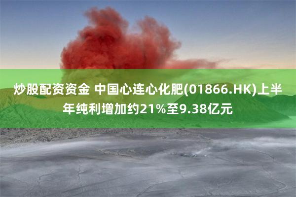 炒股配资资金 中国心连心化肥(01866.HK)上半年纯利增加约21%至9.38亿元